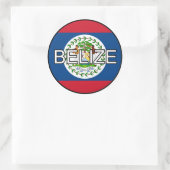 Belize Euro Sticker (Tasche)