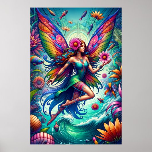 Belize Fairy Poster (Vorne)