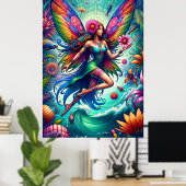 Belize Fairy Poster (Heimbüro)
