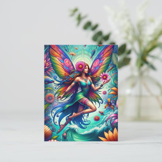 Belize Fairy Postkarte (Stehend Vorderseite)