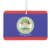 Belize Flag Autolufterfrischer (Rückseite)