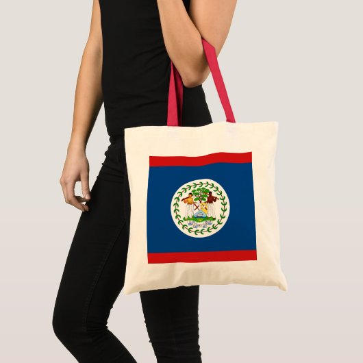 Belize Flag Bag Tragetasche (Vorderseite (Produkt))