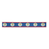 Belize Flag Band, Belize Patrioten/Sport Satinband (Vorderseite)