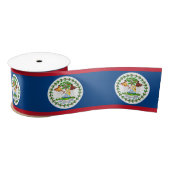 Belize Flag Band, Belize Patrioten/Sport Satinband (Spule)