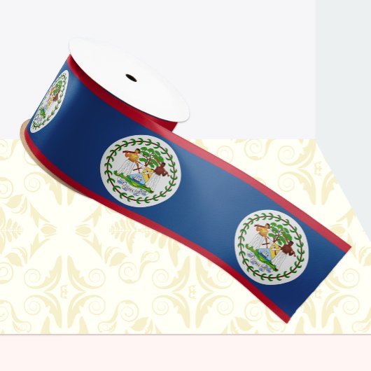 Belize Flag Band, Belize Patrioten/Sport Satinband