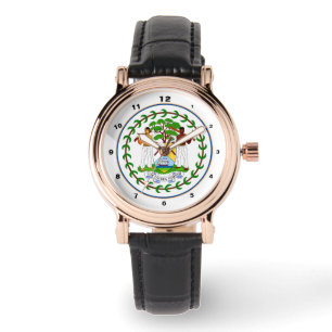Belize Flag & Belize trendige Mode /design watch Armbanduhr