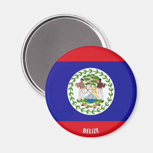 Belize Flag Charming Patriotic Magnet (Vorderseite/Rückseite)