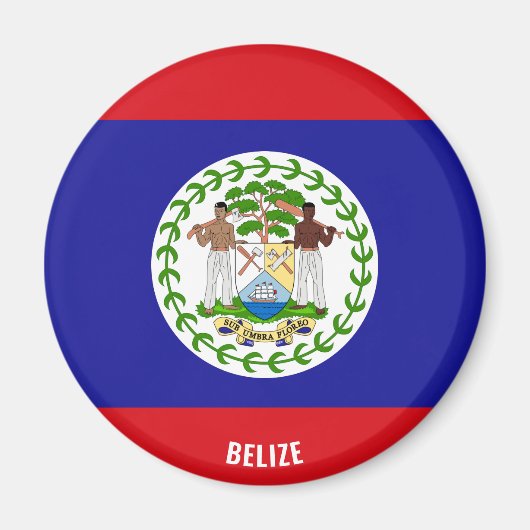 Belize Flag Charming Patriotic Magnet (Vorne)