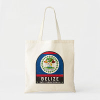 Belize Flag Emblem gestört Vintag