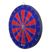 Belize Flag farbenfroh Patriotic Dartscheibe (Vorderseite rechts)