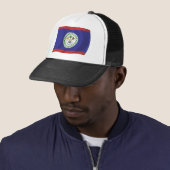 Belize Flag Hat Truckerkappe (Beispiel)