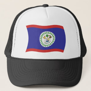 Belize Flag Hat Truckerkappe