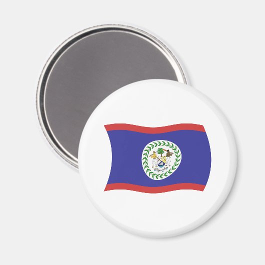 Belize Flag Magnet (Vorderseite/Rückseite)