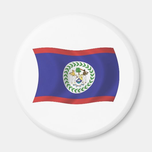 Belize Flag Magnet (Vorne)