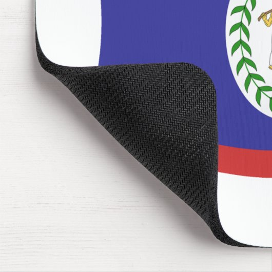 Belize Flag Mousepad (Ecke)