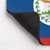 Belize Flag Mousepad (Ecke)