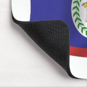 Belize Flag Mousepad (Ecke)