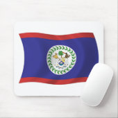 Belize Flag Mousepad (Mit Mouse)