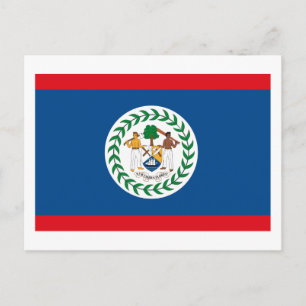 Belize Flag Postkarte
