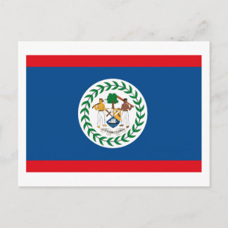 Belize Flag Postkarte