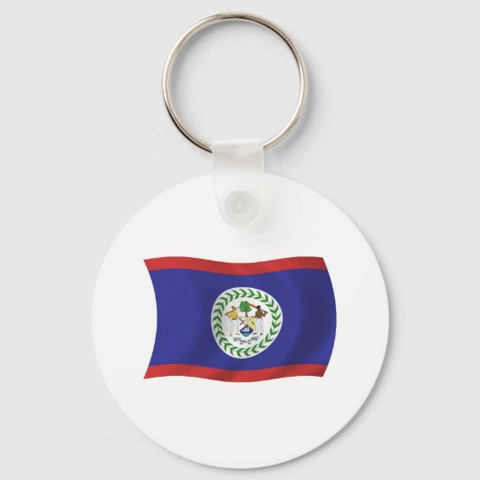 Belize Flag Schlüsselanhänger (Vorderseite)