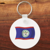 Belize Flag Schlüsselanhänger (Vorderseite)