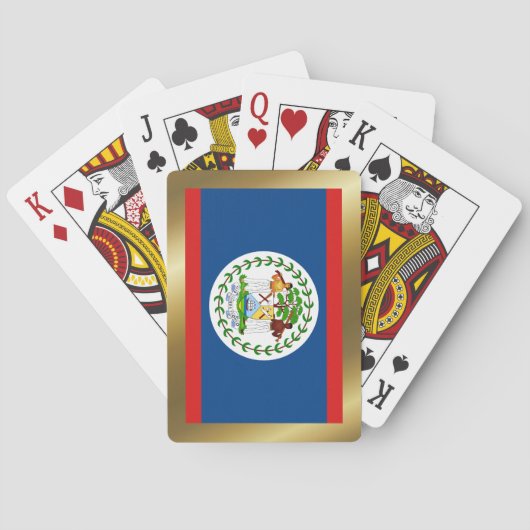 Belize Flag Spielkarten (Rückseite)