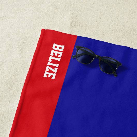 Belize Flag Splendid Patriotic Strandtuch (Beispiel)