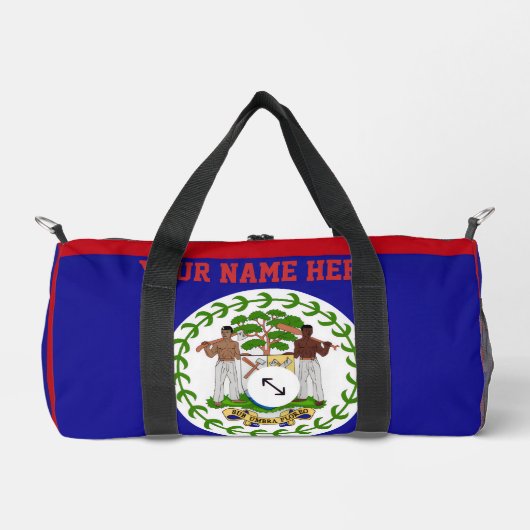 Belize-Flag-Stadion  Duffle Bag (Vorderseite)