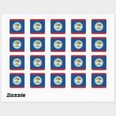 Belize Flag Sticker (Blatt)