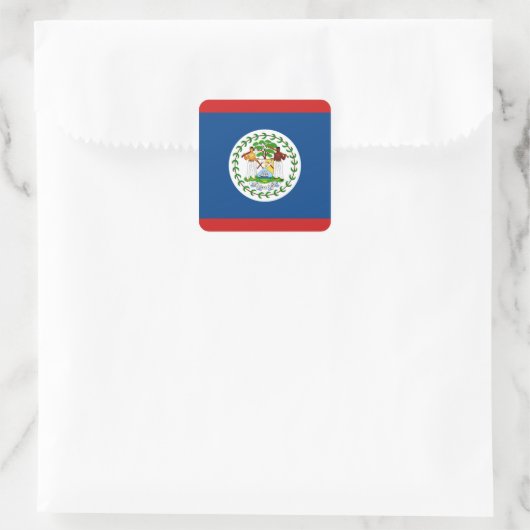 Belize Flag Sticker (Tasche)