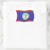 Belize Flag Sticker (Tasche)