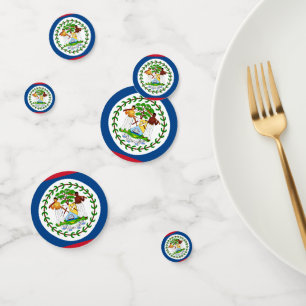 Belize Flag Table Confetti Konfetti