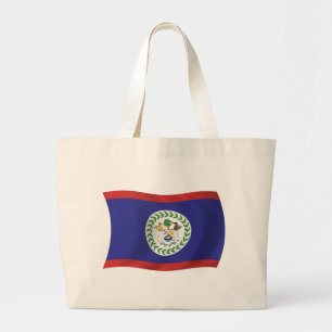 Belize Flag Totbeutel Jumbo Stoffbeutel