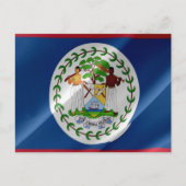 Belize - Flag Wave - Postkarte (Vorderseite)