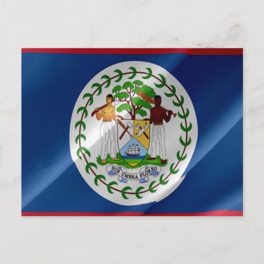 Belize - Flag Wave - Postkarte (Vorderseite)
