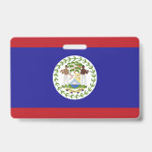 Belize-Flagge Ausweis (Rückseite)