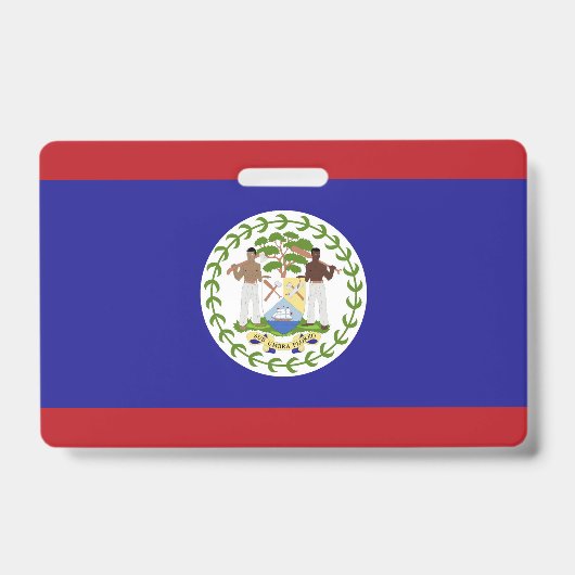 Belize-Flagge Ausweis (Vorderseite)