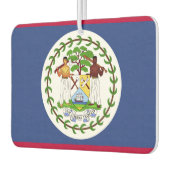 Belize-Flagge Autolufterfrischer (Links)
