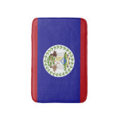 Belize-Flagge Badematte (Vorderseite Vertikal)