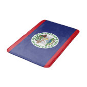 Belize-Flagge Badematte (Schrägansicht)