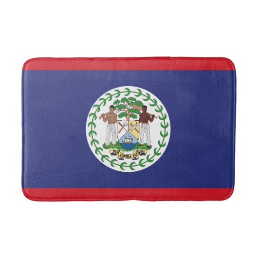 Belize-Flagge Badematte (Vorderseite)