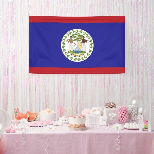 Belize-Flagge Banner (Party)