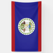 Belize-Flagge Banner (Vertikal)