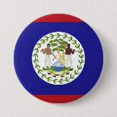 Belize-Flagge Button (Vorderseite)