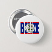 Belize-Flagge Button (Vorne & Hinten)