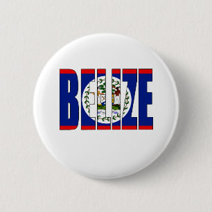 Belize-Flagge Button