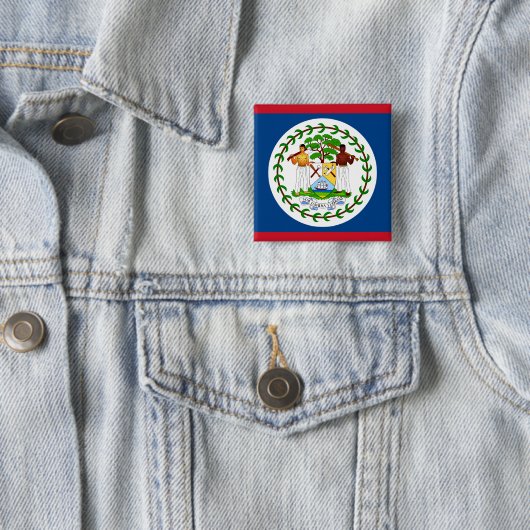 Belize-Flagge Button (Beispiel)
