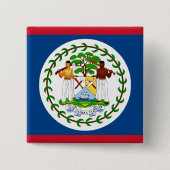 Belize-Flagge Button (Vorderseite)