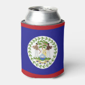 Belize-Flagge Dosenkühler (Kanne Vorderseite)